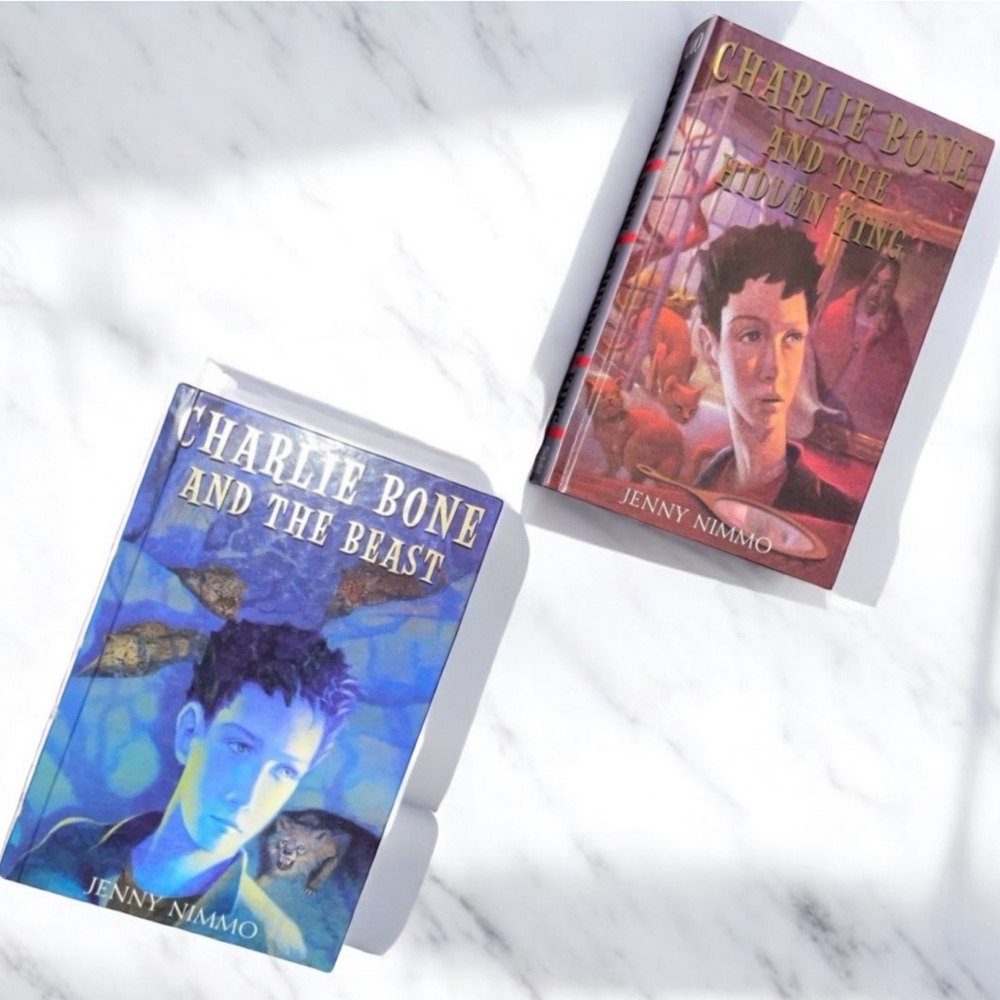 Lot of 2 Hard Cover Charlie Bone Books by Jenny Nimmo